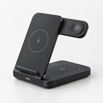 Kelmessa™ MagPower 3-in-1 Foldable Wireless Charging Station