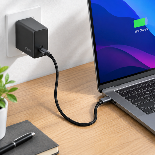 Kelmessa™ CoreFlex Braided USB-C to USB-C 240W Cable